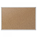 Mead Cork Bulletin Board, 24 x 18, Silver Aluminum Frame (85360)