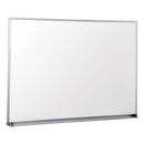 Universal Dry Erase Board, Melamine, 48 x 36, Satin-Finished Aluminum Frame (43624)