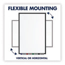 Quartet Classic Series Total Erase Dry Erase Board, 36 x 24, White Surface, Black Frame (S533B)