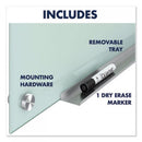 Quartet Infinity Glass Marker Board, Frosted, 36 x 24 (G3624F)