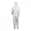 KleenGuard A40 Elastic-Cuff, Ankle, Hood & Boot Coveralls, White, 2X-Large, 25/Carton (44335)