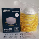 N95 - SIZE SMALL - MEDICAL USE - NIOSH - head elastic / Gerson-cup style -  $2 each - box of 20, Makrite