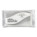 Dial Amenities Individually Wrapped Deodorant Bar Soap, White,